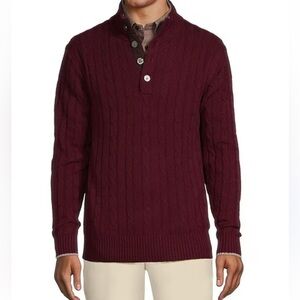 Daniel Cremieux 100% Cashmere Cable knit Sweater New
